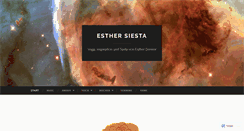 Desktop Screenshot of esthersiesta.com